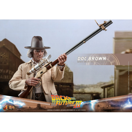 Hot Toys Back to the Future 3 - Doc Brown Movie masterpiece 1/6