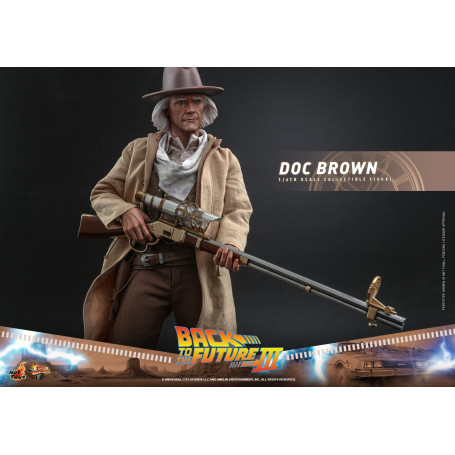 Hot Toys Back to the Future 3 - Doc Brown Movie masterpiece 1/6