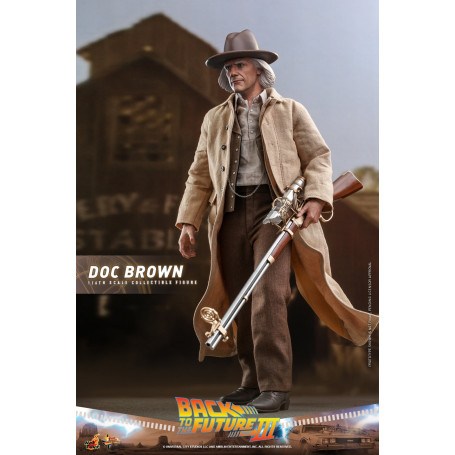 Hot Toys Back to the Future 3 - Doc Brown Movie masterpiece 1/6