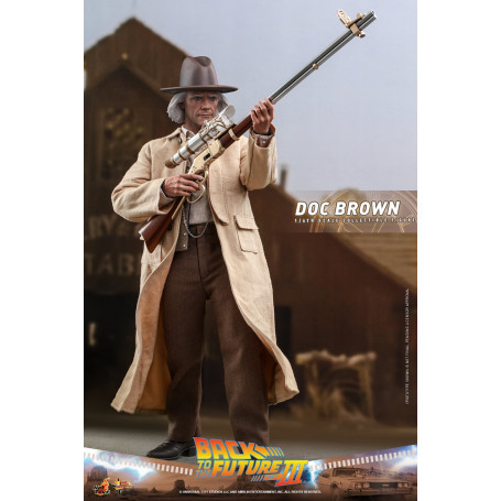 Hot Toys Back to the Future 3 - Doc Brown Movie masterpiece 1/6