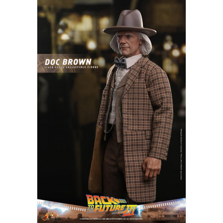 Hot Toys Back to the Future 3 - Doc Brown Movie masterpiece 1/6