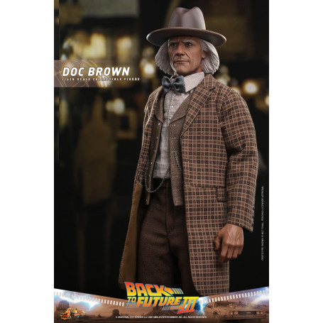 Hot Toys Back to the Future 3 - Doc Brown Movie masterpiece 1/6