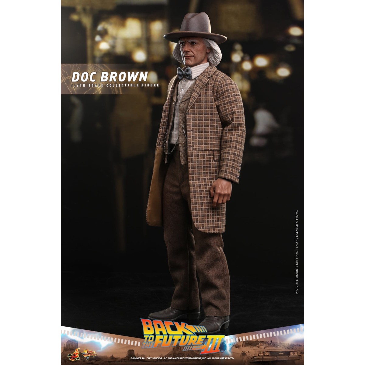 Hot Toys Back to the Future 3 - Doc Brown Movie masterpiece 1/6