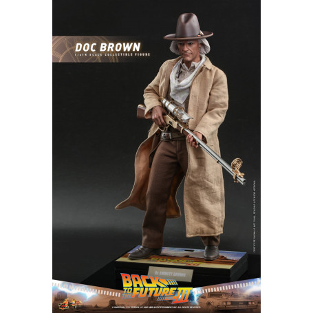 Hot Toys Back to the Future 3 - Doc Brown Movie masterpiece 1/6