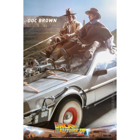 Hot Toys Back to the Future 3 - Doc Brown Movie masterpiece 1/6