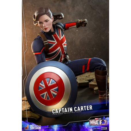 Hot Toys Movie Masterpiece - What If...?  Capitano Carter figura d'azione 1/6