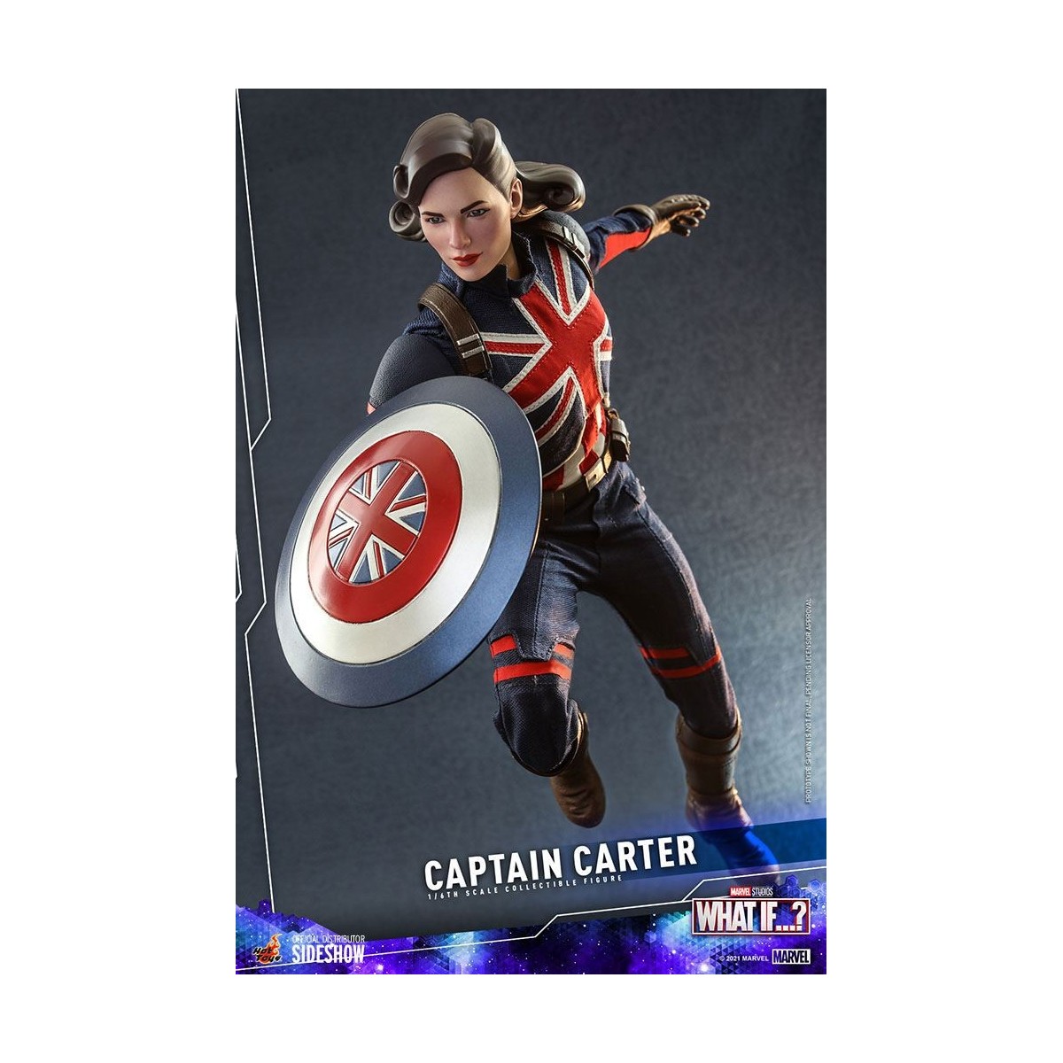 Hot Toys Movie Masterpiece - What If...?  Capitano Carter figura d'azione 1/6