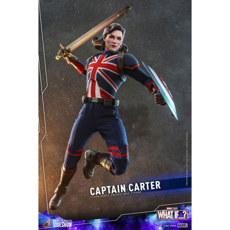 Hot Toys Movie Masterpiece - What If...?  Capitano Carter figura d'azione 1/6