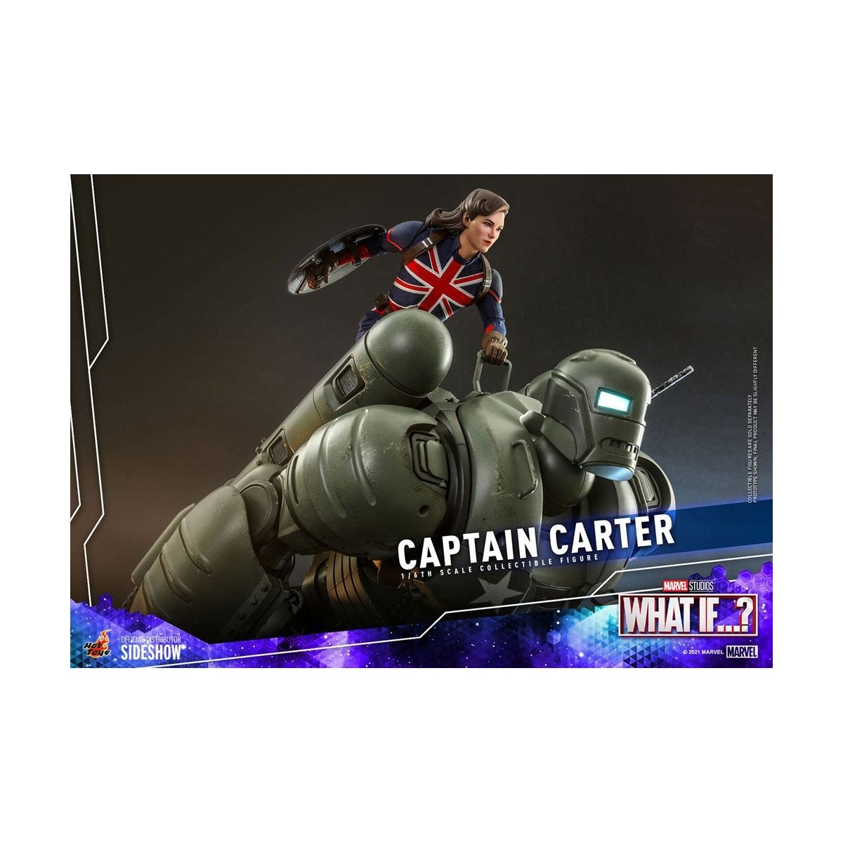 Hot Toys Movie Masterpiece - What If...?  Capitano Carter figura d'azione 1/6