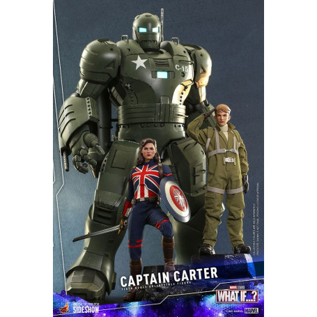 Hot Toys Movie Masterpiece - What If...?  Capitano Carter figura d'azione 1/6