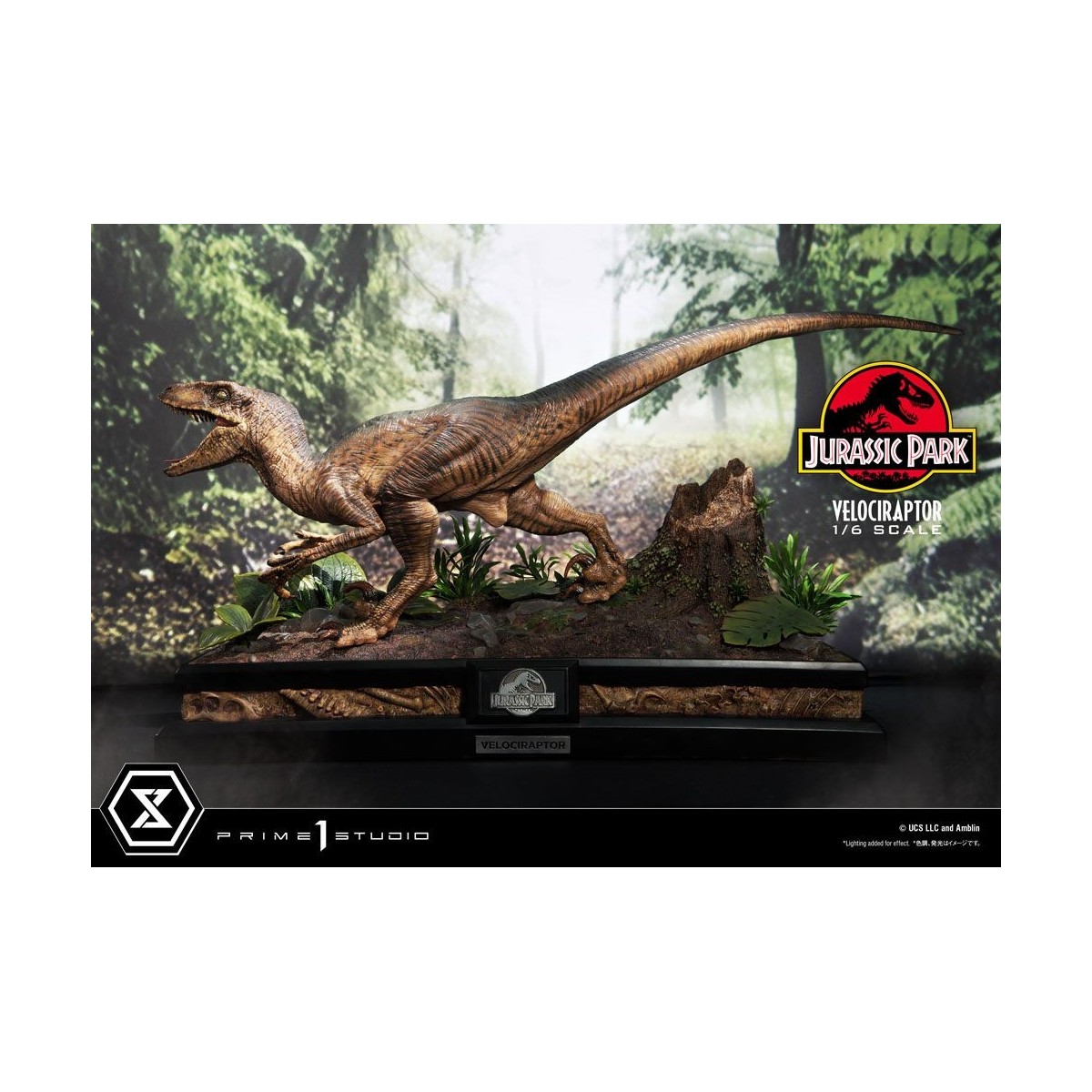Prime 1 Studio - Velociraptor Attack - Jurassic Park 1/6 - Collezione Legacy Museum