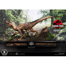 Prime 1 Studio - Velociraptor Attack - Jurassic Park 1/6 - Collezione Legacy Museum