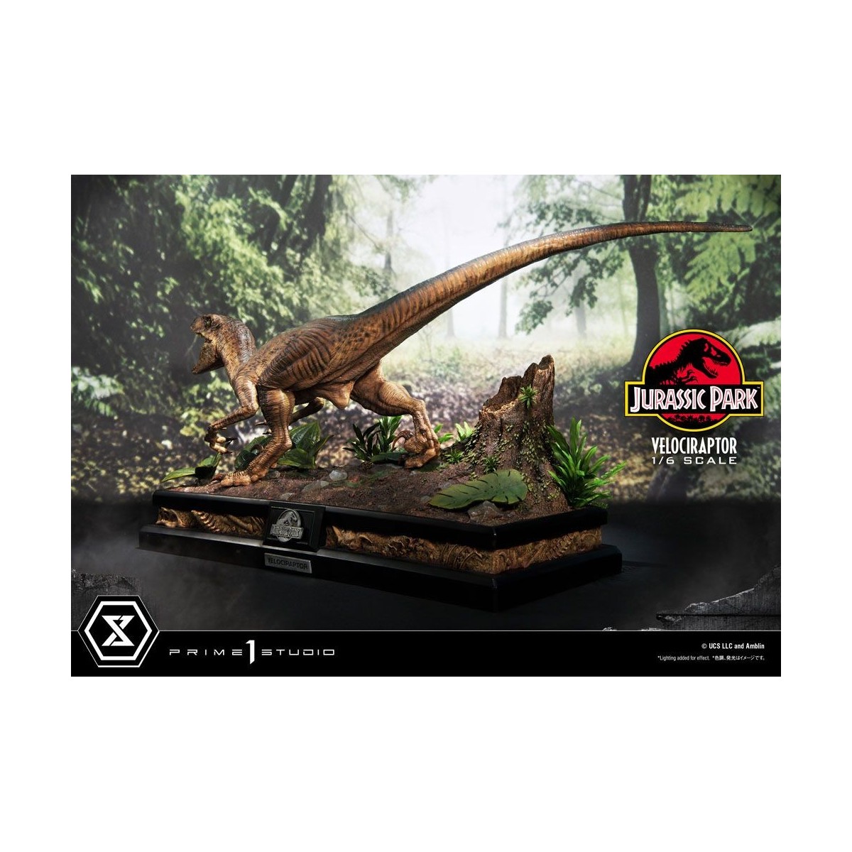 Prime 1 Studio - Velociraptor Attack - Jurassic Park 1/6 - Collezione Legacy Museum