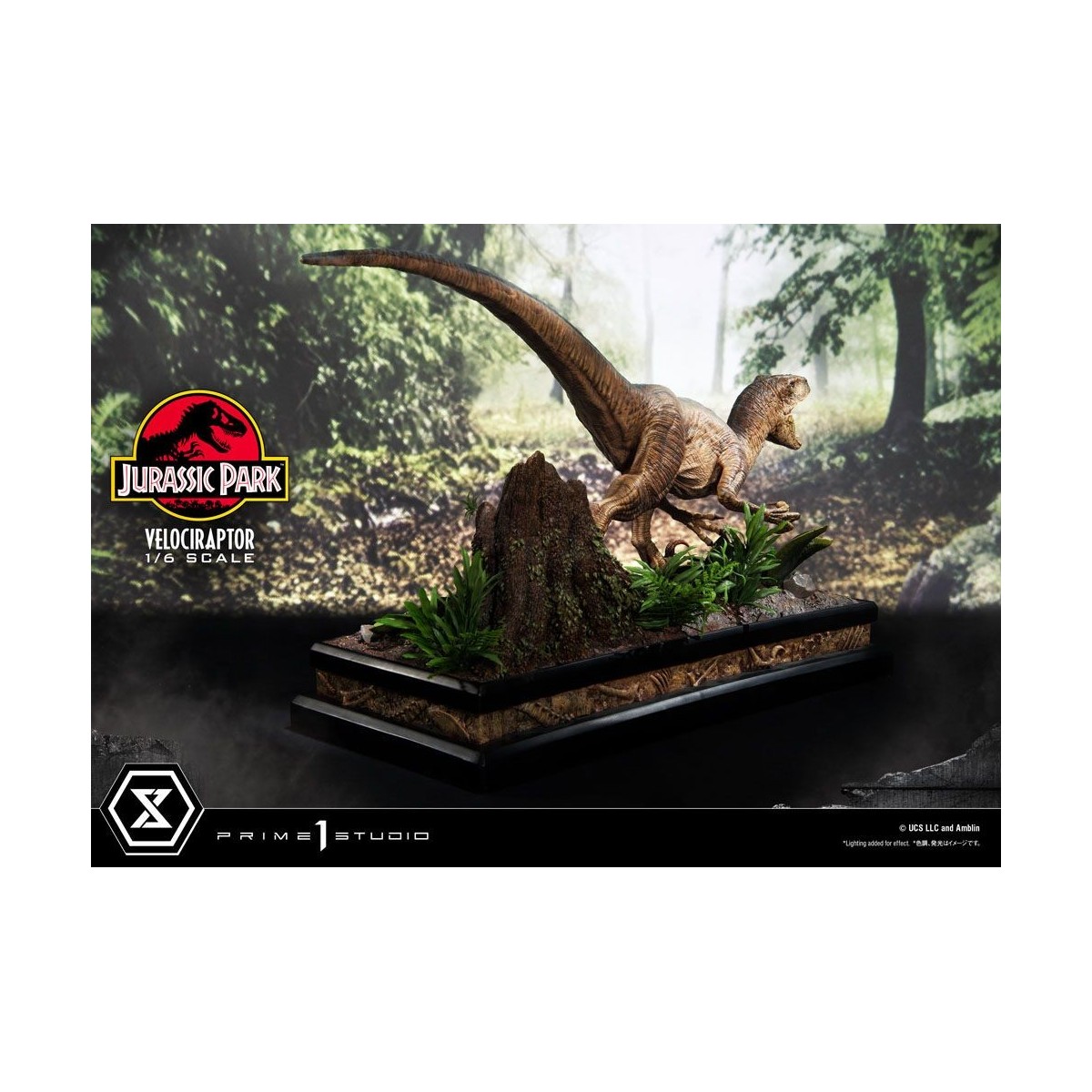 Prime 1 Studio - Velociraptor Attack - Jurassic Park 1/6 - Collezione Legacy Museum