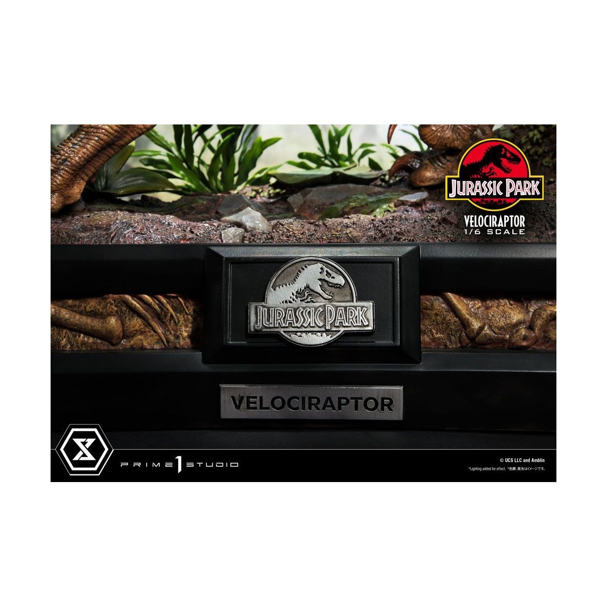 Prime 1 Studio - Velociraptor Attack - Jurassic Park 1/6 - Collezione Legacy Museum