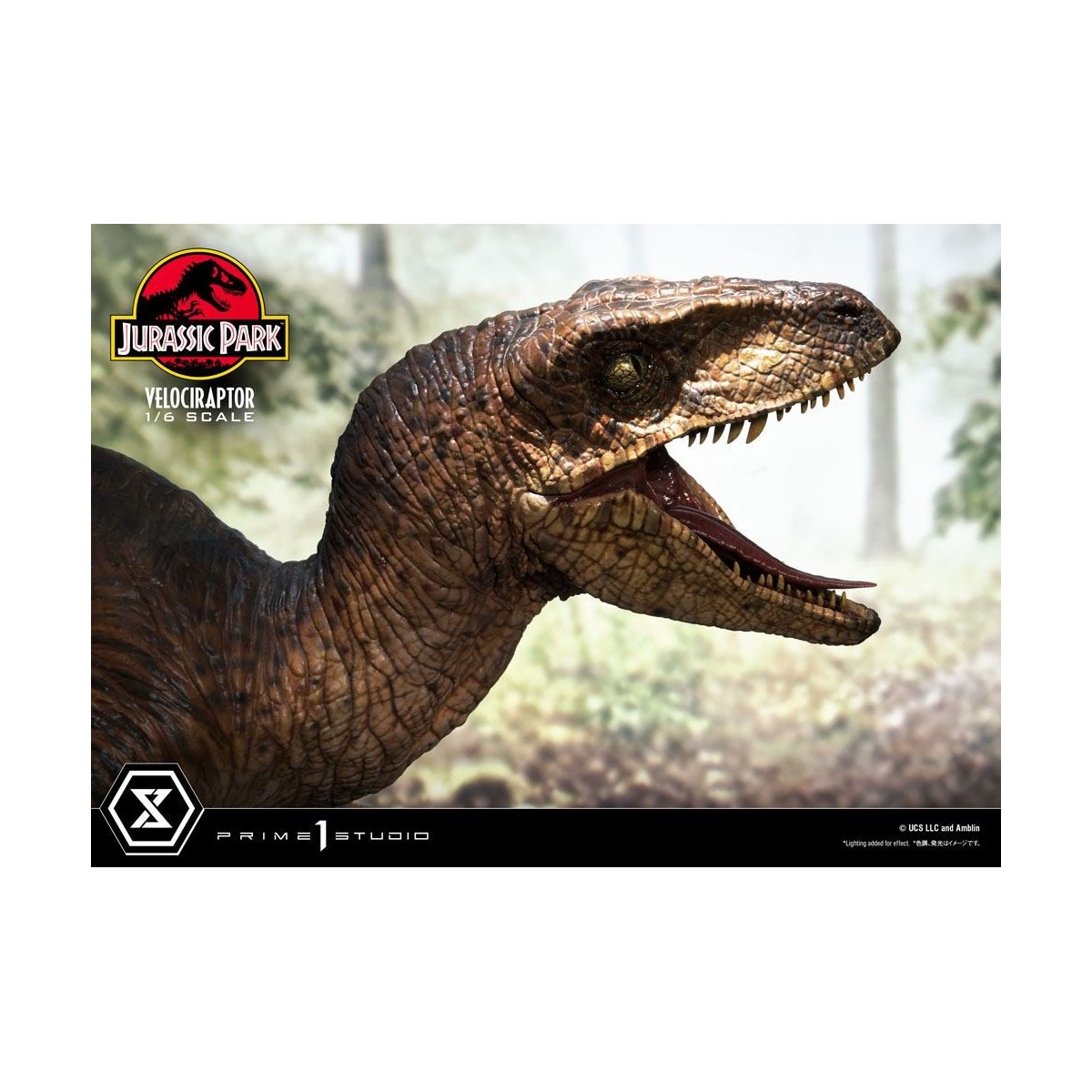 Prime 1 Studio - Velociraptor Attack - Jurassic Park 1/6 - Collezione Legacy Museum
