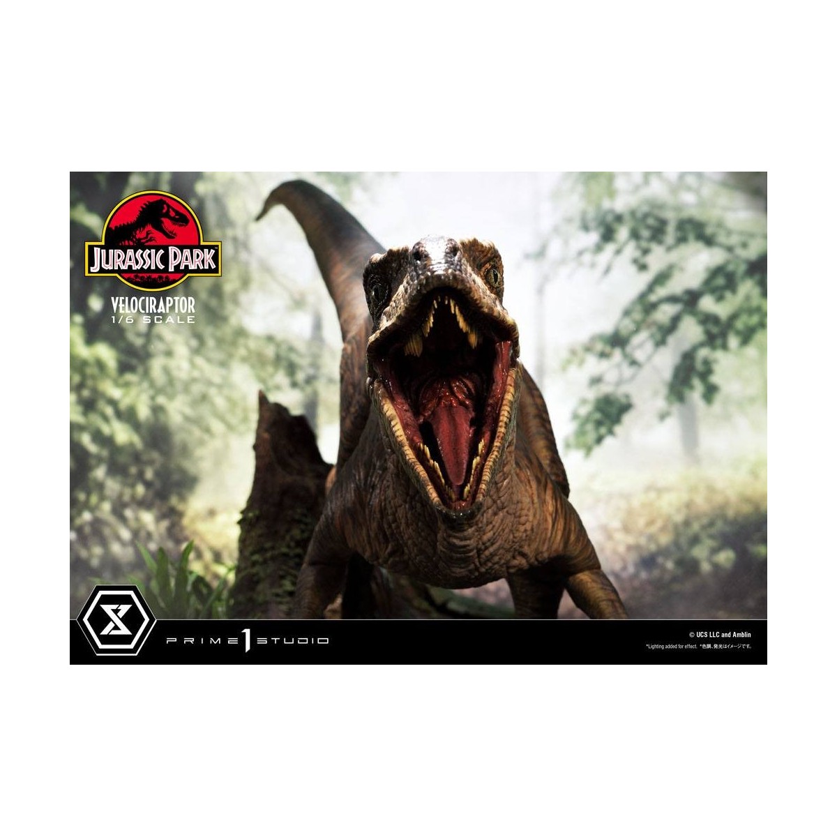 Prime 1 Studio - Velociraptor Attack - Jurassic Park 1/6 - Collezione Legacy Museum