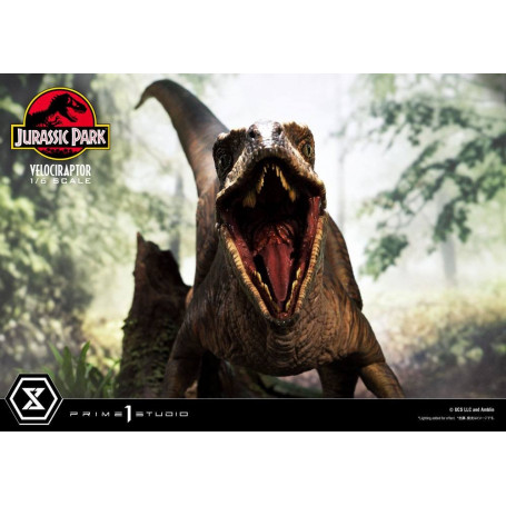 Prime 1 Studio - Velociraptor Attack - Jurassic Park 1/6 - Collezione Legacy Museum