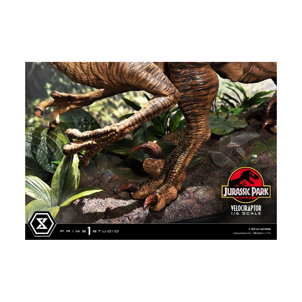 Prime 1 Studio - Velociraptor Attack - Jurassic Park 1/6 - Collezione Legacy Museum