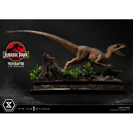 Prime 1 Studio - Velociraptor Attack - Jurassic Park 1/6 - Collezione Legacy Museum