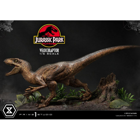 Prime 1 Studio - Velociraptor Attack - Jurassic Park 1/6 - Collezione Legacy Museum