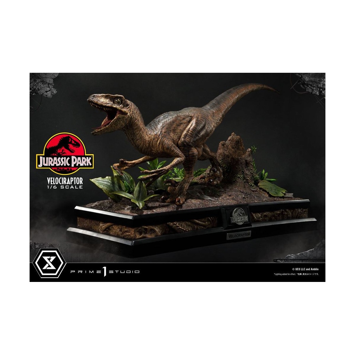 Prime 1 Studio - Velociraptor Attack - Jurassic Park 1/6 - Collezione Legacy Museum
