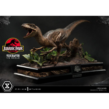 Prime 1 Studio - Velociraptor Attack - Jurassic Park 1/6 - Collezione Legacy Museum