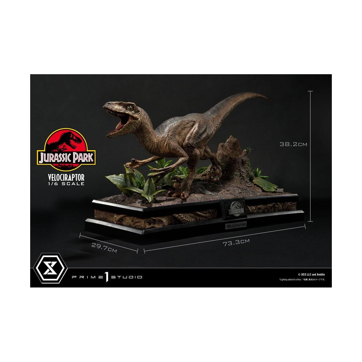 Prime 1 Studio - Velociraptor Attack - Jurassic Park 1/6 - Collezione Legacy Museum