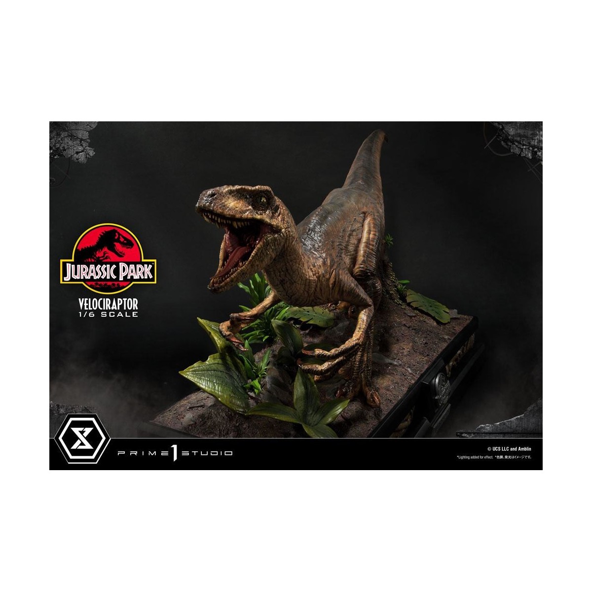 Prime 1 Studio - Velociraptor Attack - Jurassic Park 1/6 - Collezione Legacy Museum