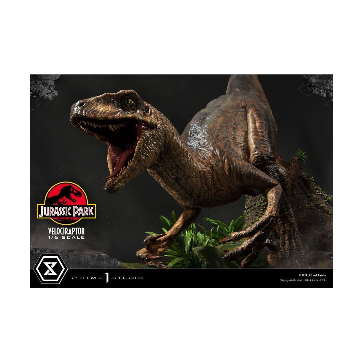 Prime 1 Studio - Velociraptor Attack - Jurassic Park 1/6 - Collezione Legacy Museum
