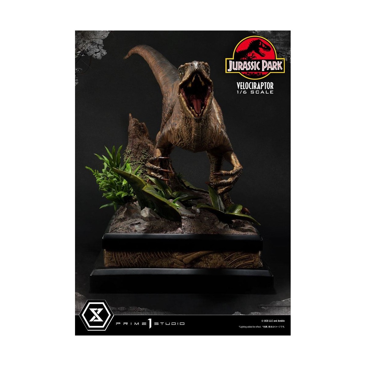 Prime 1 Studio - Velociraptor Attack - Jurassic Park 1/6 - Collezione Legacy Museum