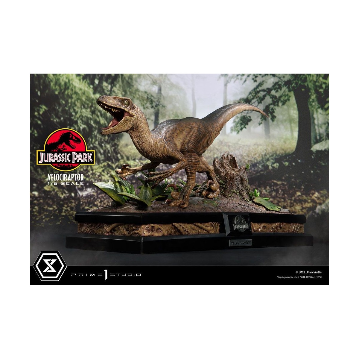 Prime 1 Studio - Velociraptor Attack - Jurassic Park 1/6 - Collezione Legacy Museum