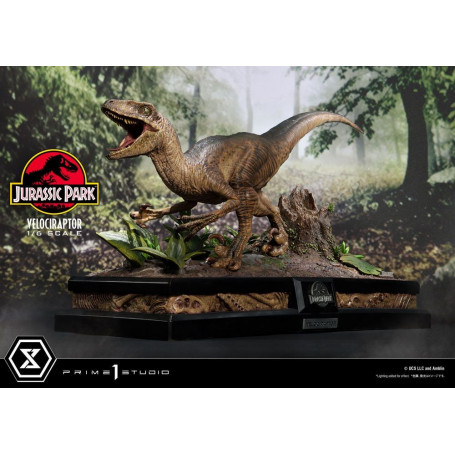 Prime 1 Studio - Velociraptor Attack - Jurassic Park 1/6 - Collezione Legacy Museum