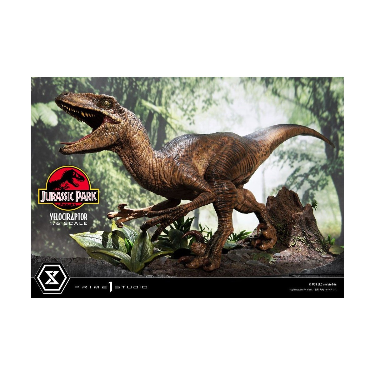 Prime 1 Studio - Velociraptor Attack - Jurassic Park 1/6 - Collezione Legacy Museum