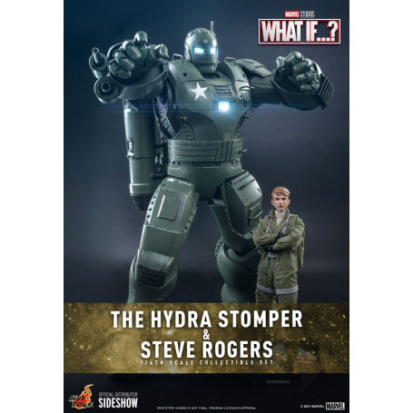 Hot Toys Movie Masterpiece - What If...? Steve Rogers e la figura d'azione Hydra Stomper 1/6