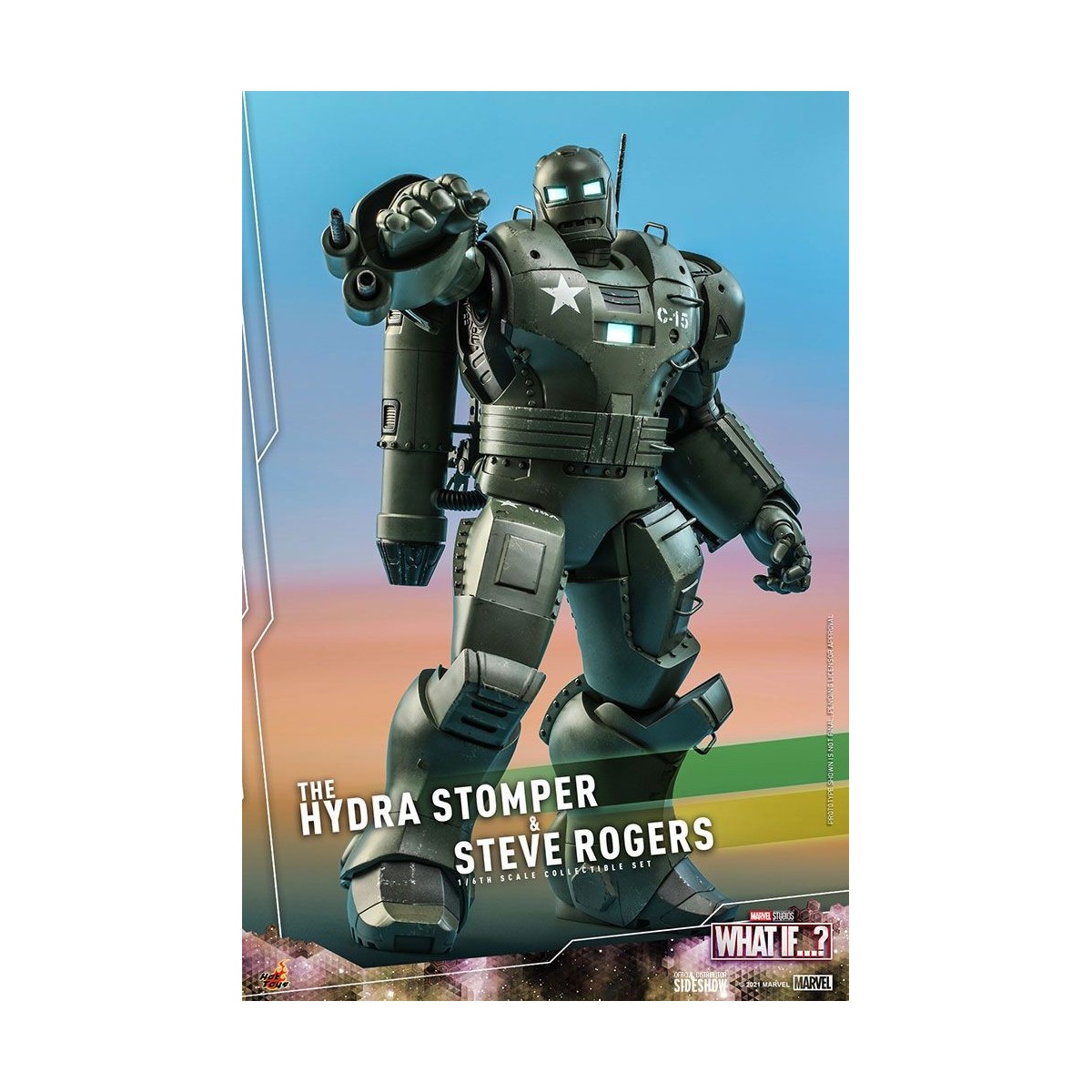 Hot Toys Movie Masterpiece - What If...? Steve Rogers e la figura d'azione Hydra Stomper 1/6