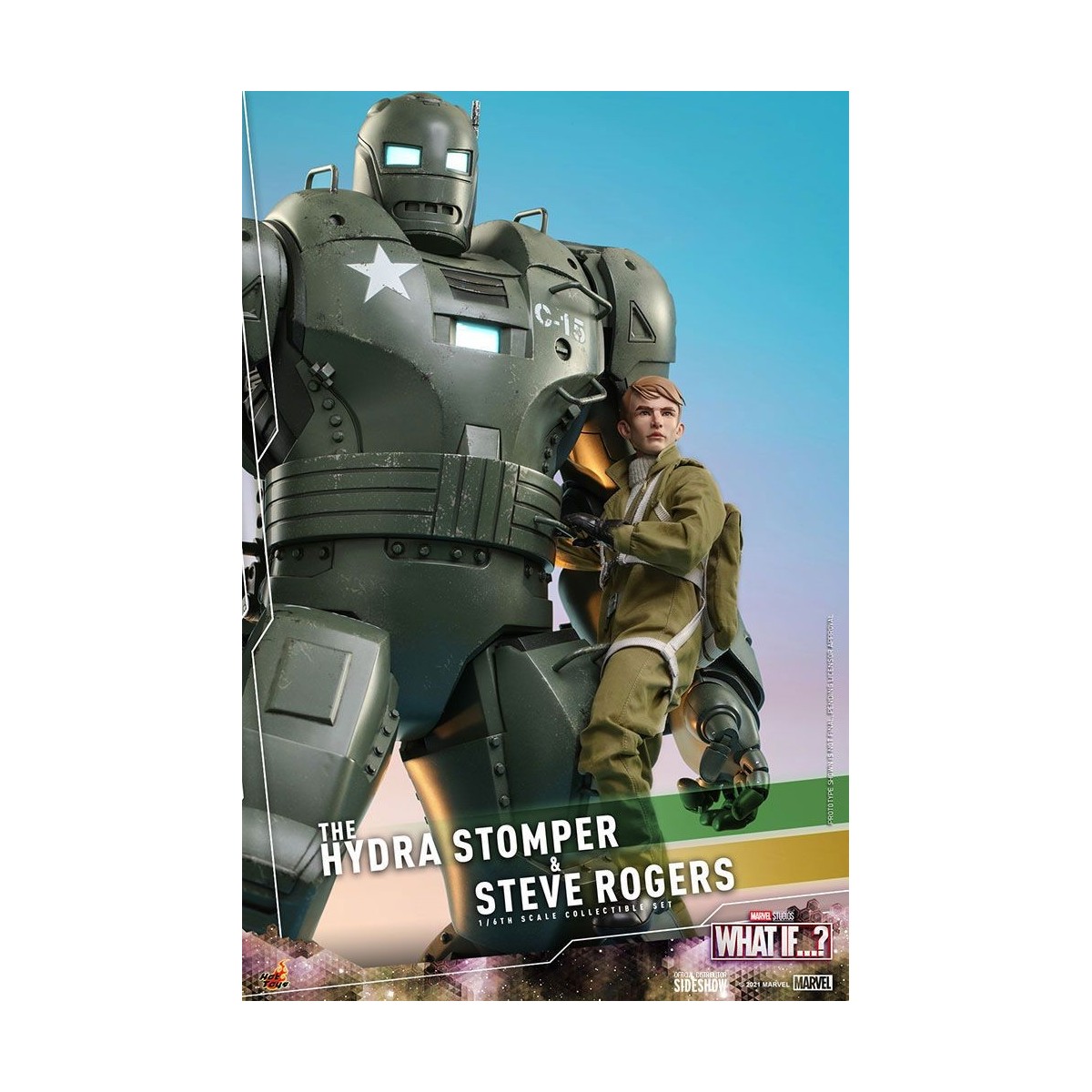 Hot Toys Movie Masterpiece - What If...? Steve Rogers e la figura d'azione Hydra Stomper 1/6