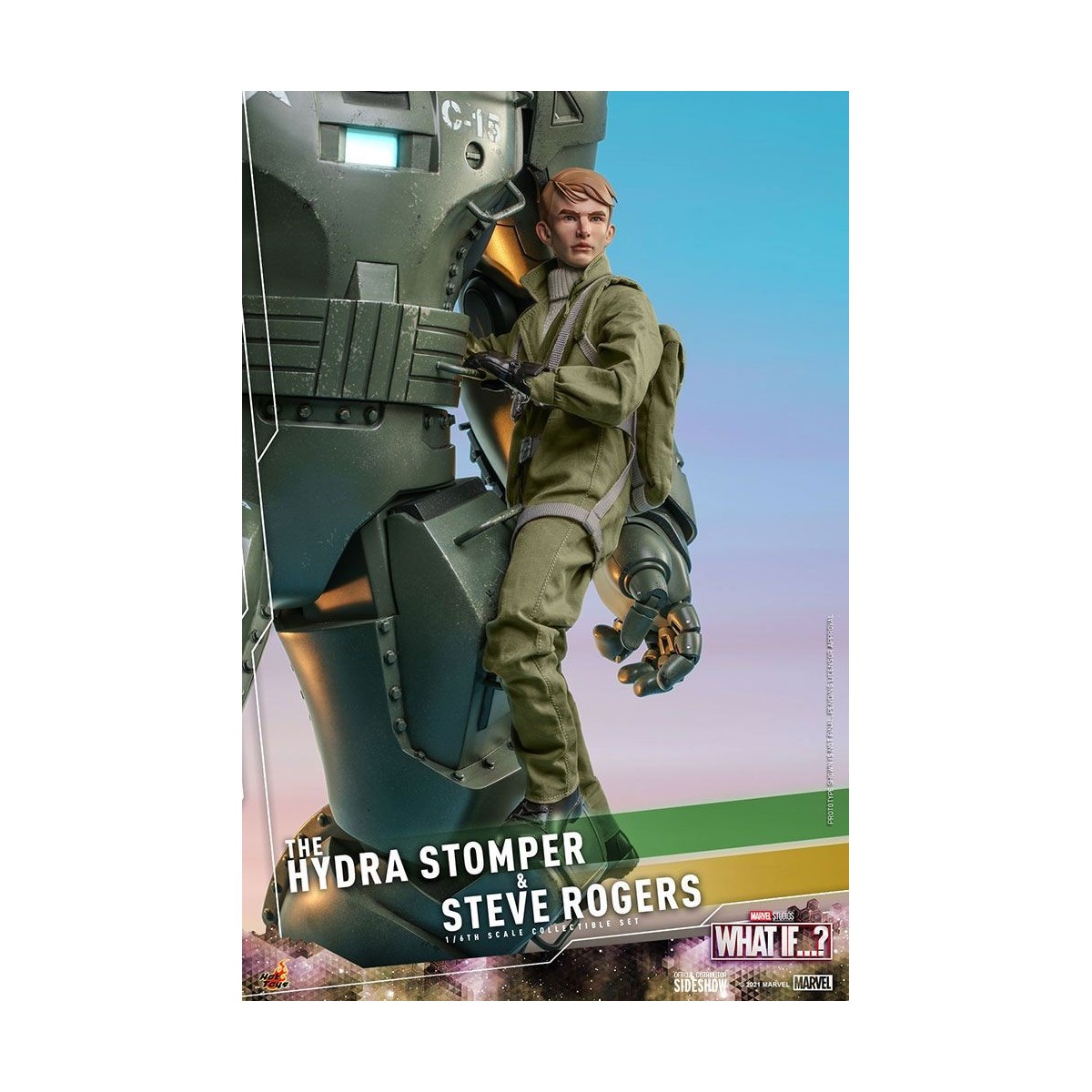 Hot Toys Movie Masterpiece - What If...? Steve Rogers e la figura d'azione Hydra Stomper 1/6