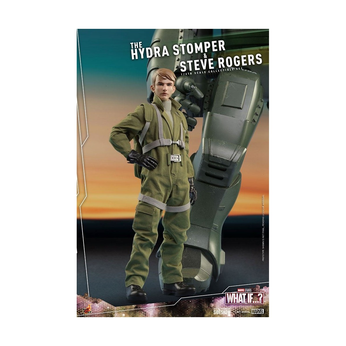 Hot Toys Movie Masterpiece - What If...? Steve Rogers e la figura d'azione Hydra Stomper 1/6