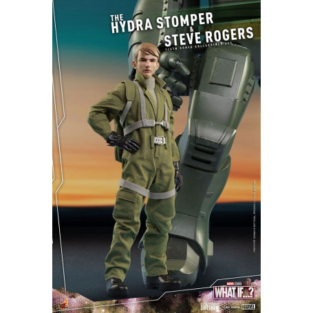 Hot Toys Movie Masterpiece - What If...? Steve Rogers e la figura d'azione Hydra Stomper 1/6