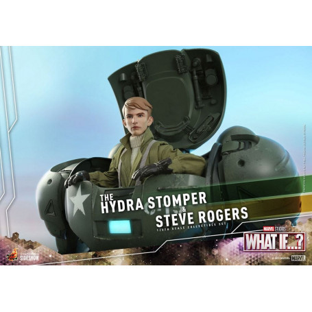 Hot Toys Movie Masterpiece - What If...? Steve Rogers e la figura d'azione Hydra Stomper 1/6
