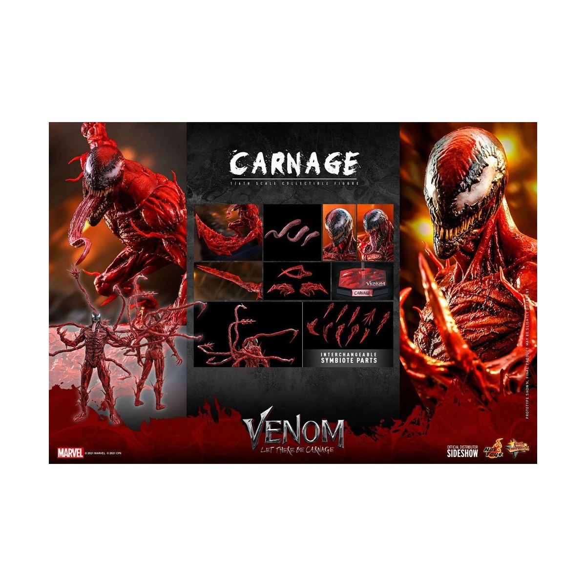 Hot Toys - Carnage - Venom: Let There Be Carnage Movie Masterpiece 1/6