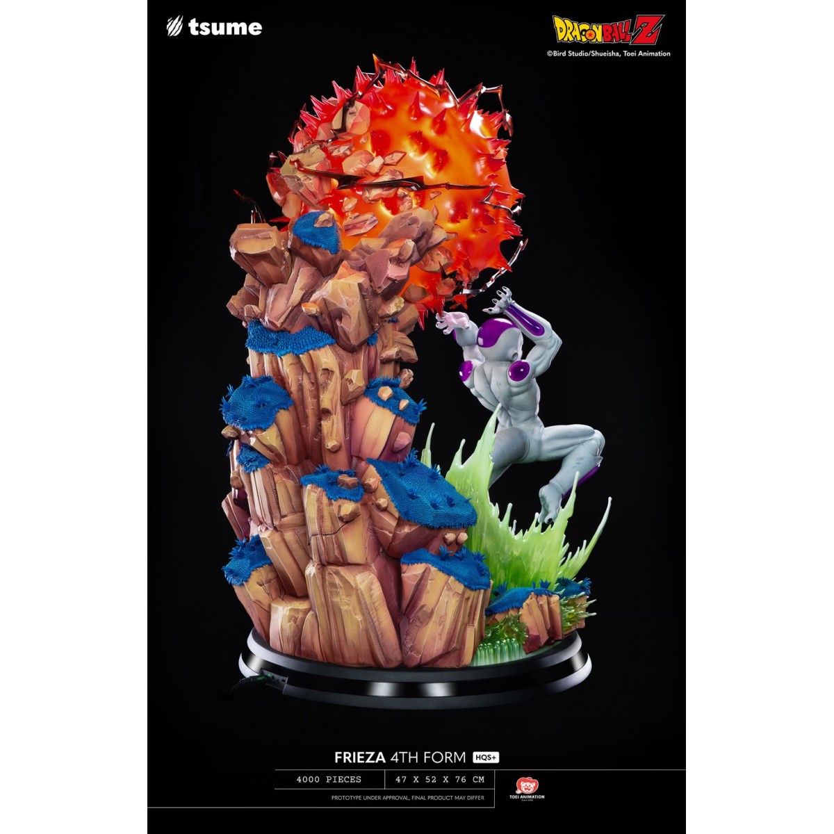 Statua Tsume Dragon Ball Z HQS+ - FREEZER 4TH FORM