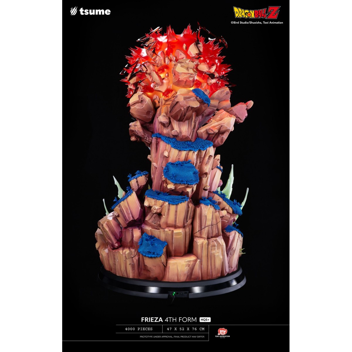 Statua Tsume Dragon Ball Z HQS+ - FREEZER 4TH FORM
