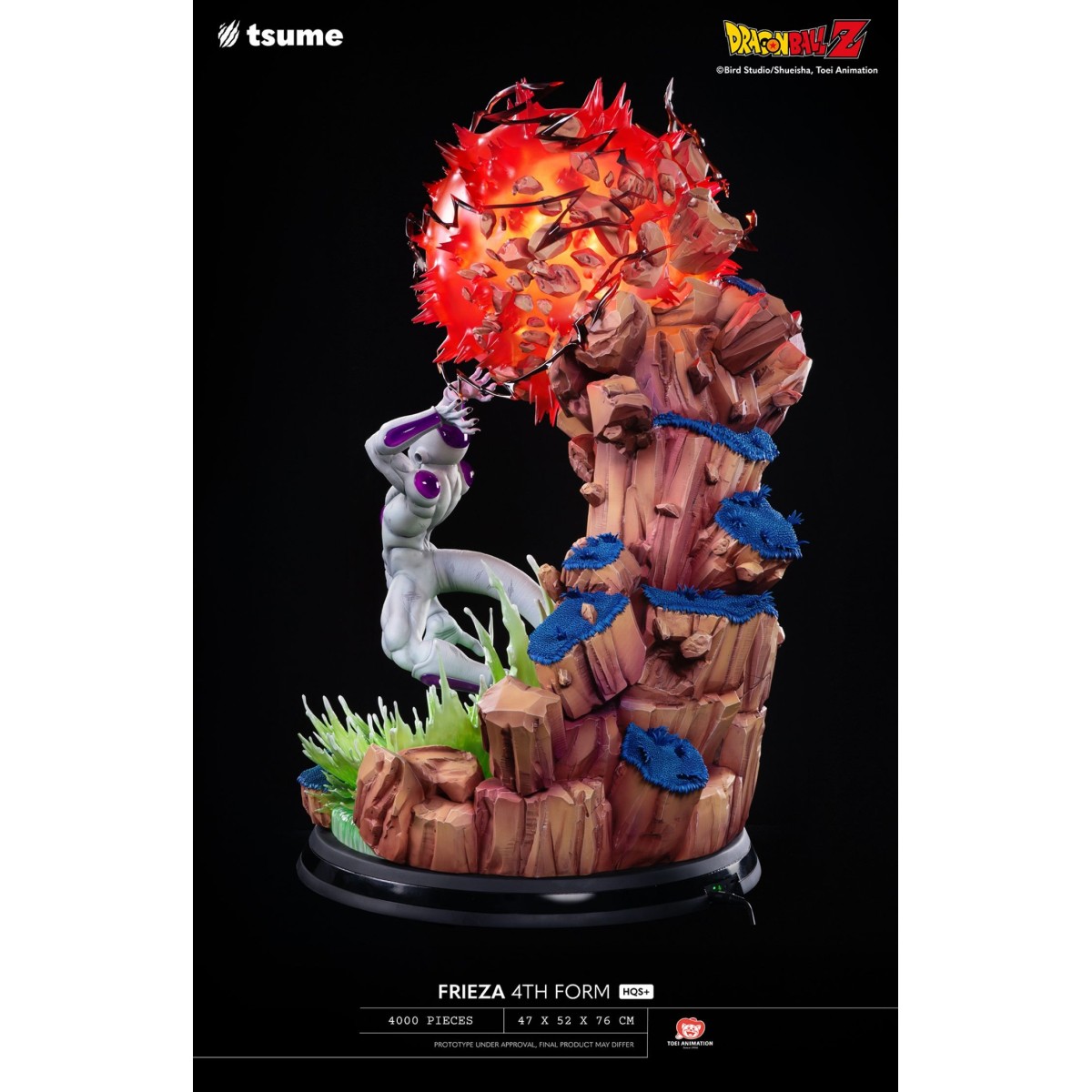 Statua Tsume Dragon Ball Z HQS+ - FREEZER 4TH FORM