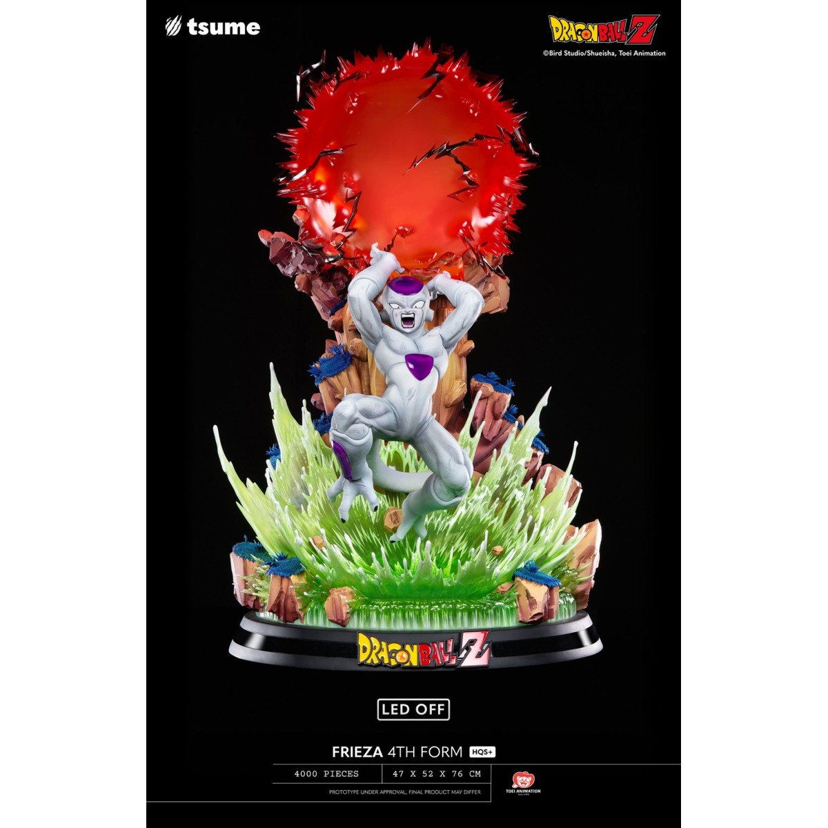 Statua Tsume Dragon Ball Z HQS+ - FREEZER 4TH FORM