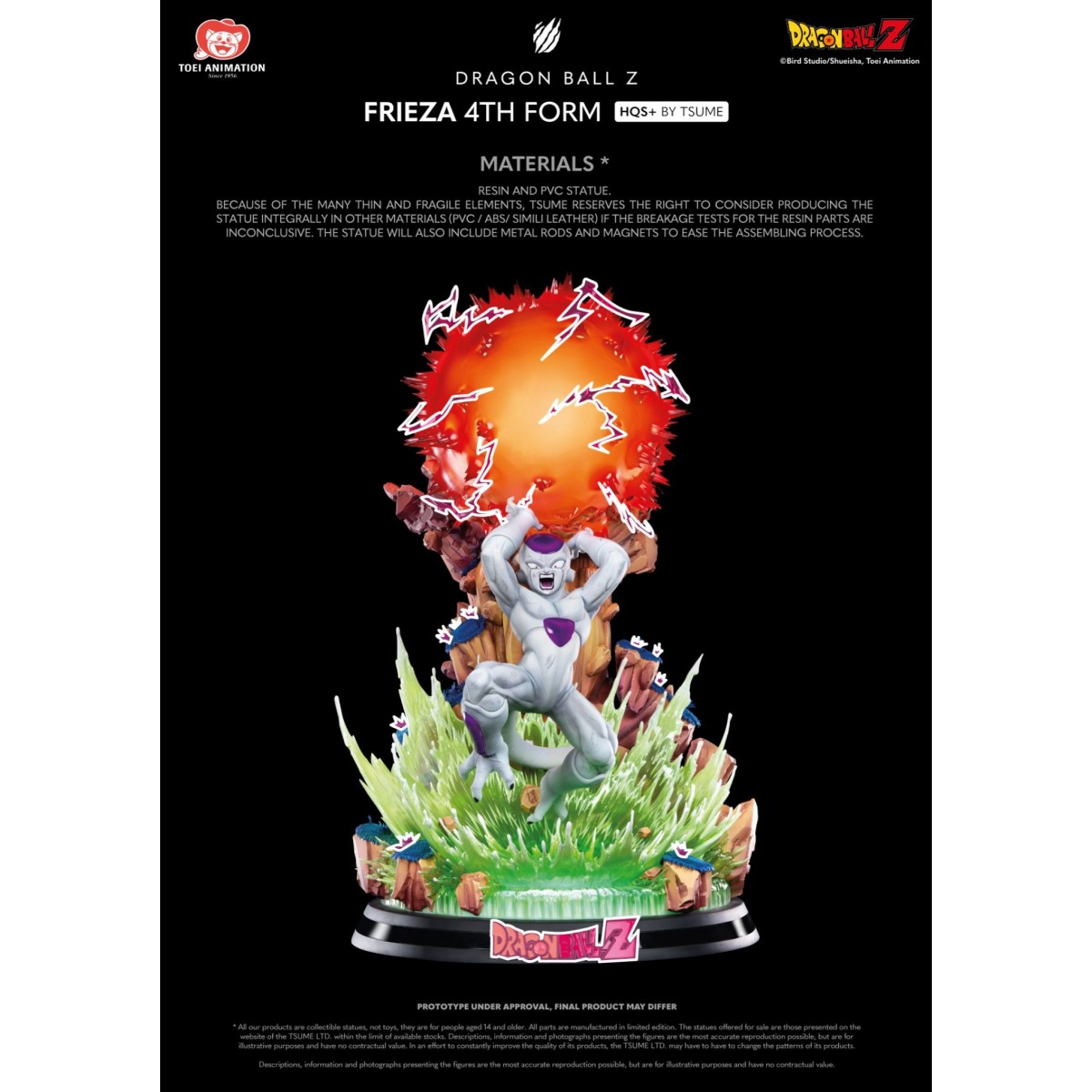Statua Tsume Dragon Ball Z HQS+ - FREEZER 4TH FORM