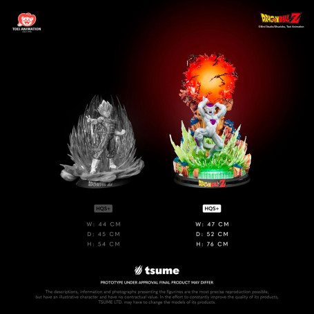 Statua Tsume Dragon Ball Z HQS+ - FREEZER 4TH FORM