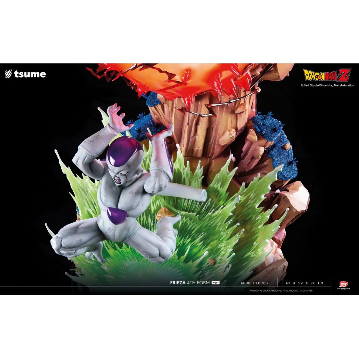 Statua Tsume Dragon Ball Z HQS+ - FREEZER 4TH FORM