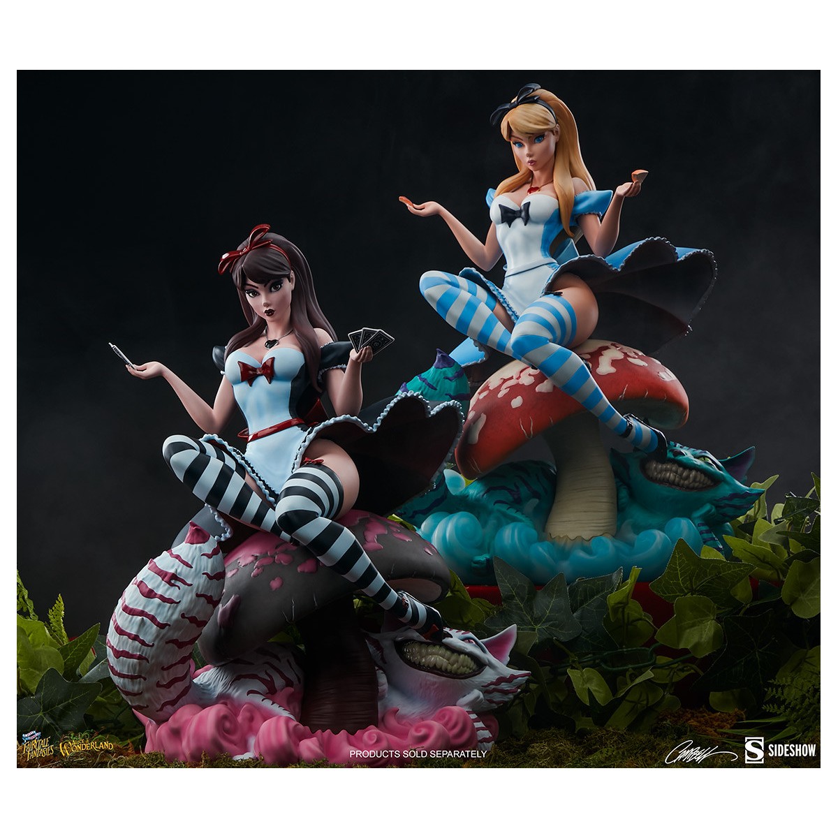 Sideshow Alice In Wonderland Game of Hearts Edition - Collezione Fairytale Fantasies Campbell